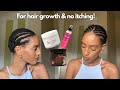 My protective style wash day on 4c hair (for growth and moisture!)