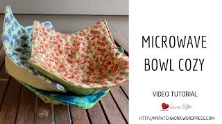 Microwave bowl cozy  video tutorial