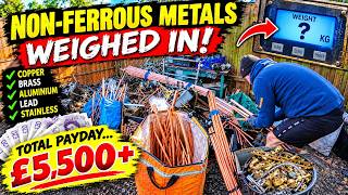 i weighed in all my non-ferrous metals and the payday was huge