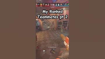 My Ranked Teammates pt 2 #ytshorts #siege #r6 #shorts #rainbowsixsiege #siegex