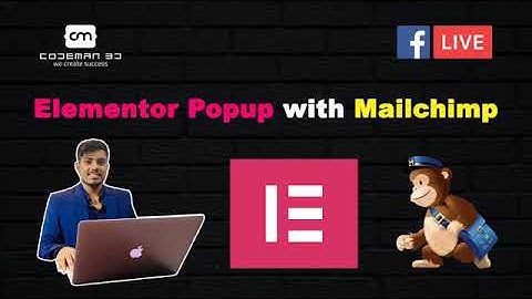 Elementor Popup with Mailchimp