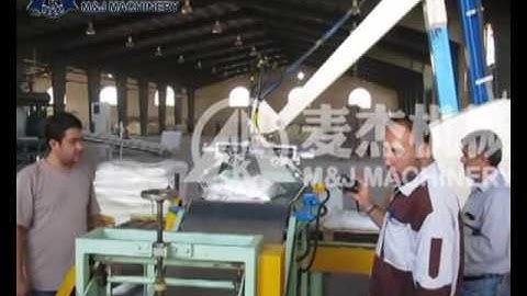 automatic packing line with robot palletizer, auto weighing packaging machine