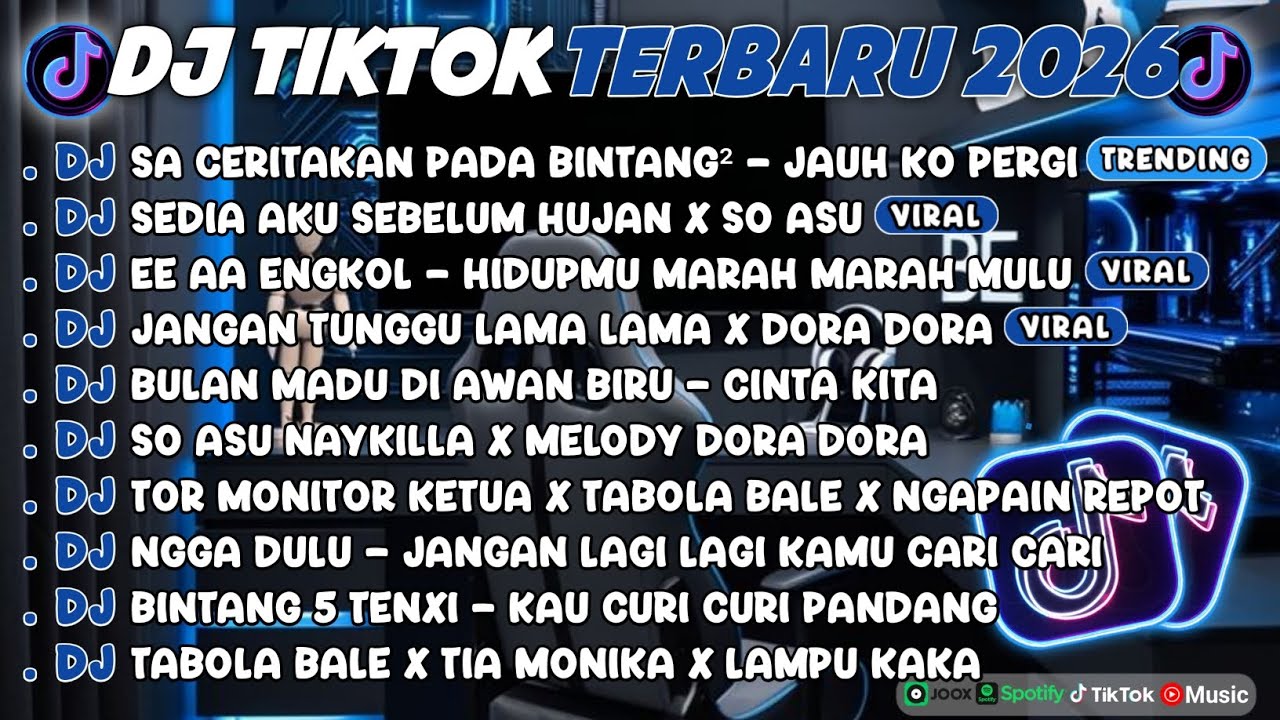DJ TIKTOK TERBARU 2026🎵DJ SA CERITAKAN PADA BINTANG²🎵DJ SEDIA AKU SEBELUM HUJAN X SO ASU