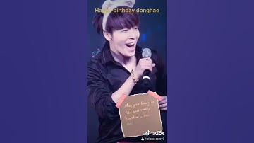 Happy birthday donghae