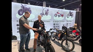 Black Warrior E Bike At Aimexpo Show 1500W 3000W From Soversky