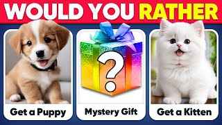 Would You Rather... MYSTERY Gift Edition ❓🎁 Pup Quiz