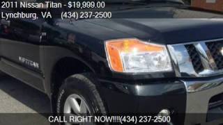 2011 Nissan Titan S for sale in Lynchburg, VA 24502 at DNX M