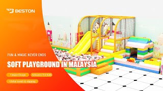 Indoor Soft Playground Equipment Video Feedback From Malaysia Client screenshot 1