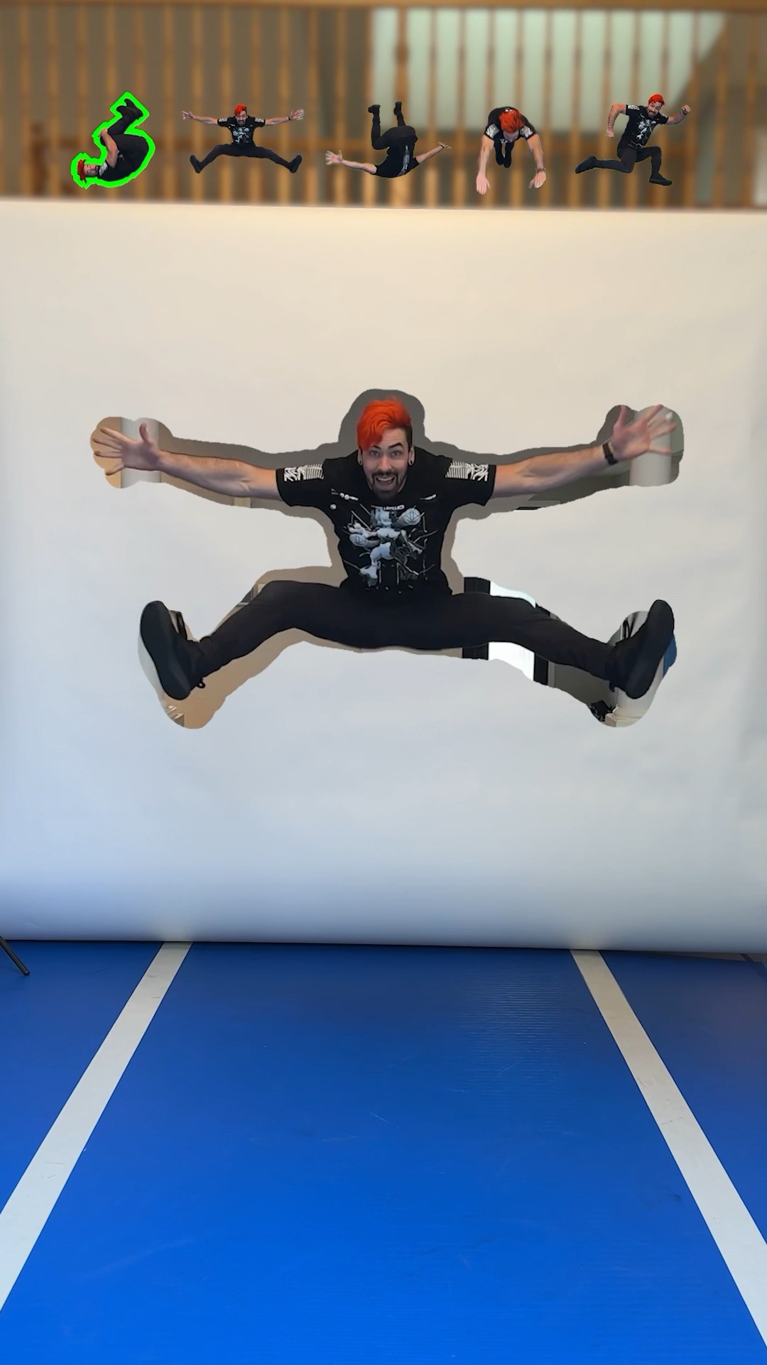 Impossible Shape challenge + parkour! ? #parkour