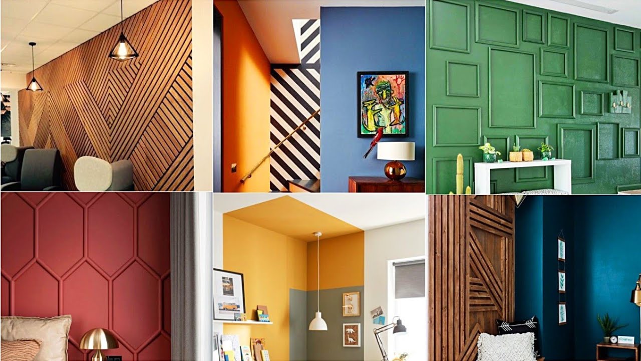 Top 25 modern home wall designs and colourful and latest wall design