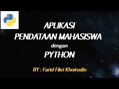 Membuat Tampilan Program Pendataan Mahasiswa (Python)