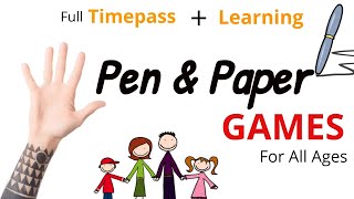 Pen and Paper Games in Hindi | 90's games| Funny Indoor Games | Childhood Games screenshot 5