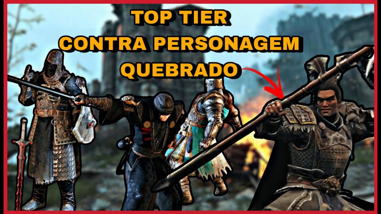 For Honor : PERSONAGEM QUEBRADO PRO PLAYER E OS CARAMBA...