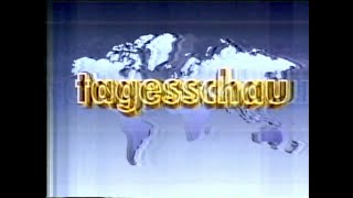 ARD: „Tagesschau“-Fragment und Ansage „Lachende Erben“ mit Heinz Rühmann (09.03.1992)