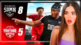 Rose Reacts to SIDEMEN CHARITY MATCH 2023 (Goals & Highlights)!