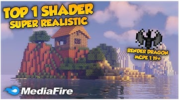 WOW !!! TOP 1 SHADER RENDER DRAGON REALISTIC MCPE 1.19+ MIRIP RTX SUPPORT LOW END DEVICE 1 GB RAM