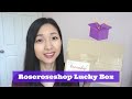 Unboxing Roseroseshop Lucky Box | Korean Beauty and Skincare