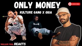 [REACTION] KULTURE GANG feat GIGA - ONLY MONEY #afrikaansrap #reaction #kulturegang