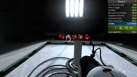 Portal 2 in 1:07:54 Single Segment Former World Record (Part 2)