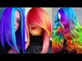 Hair Color and Haircuts Transformation | Stunning Women Hairstyles Ideas | Rainbow Hair Compilation