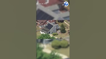 Shocking dashcam video shows moment dump truck smashes into NJ home