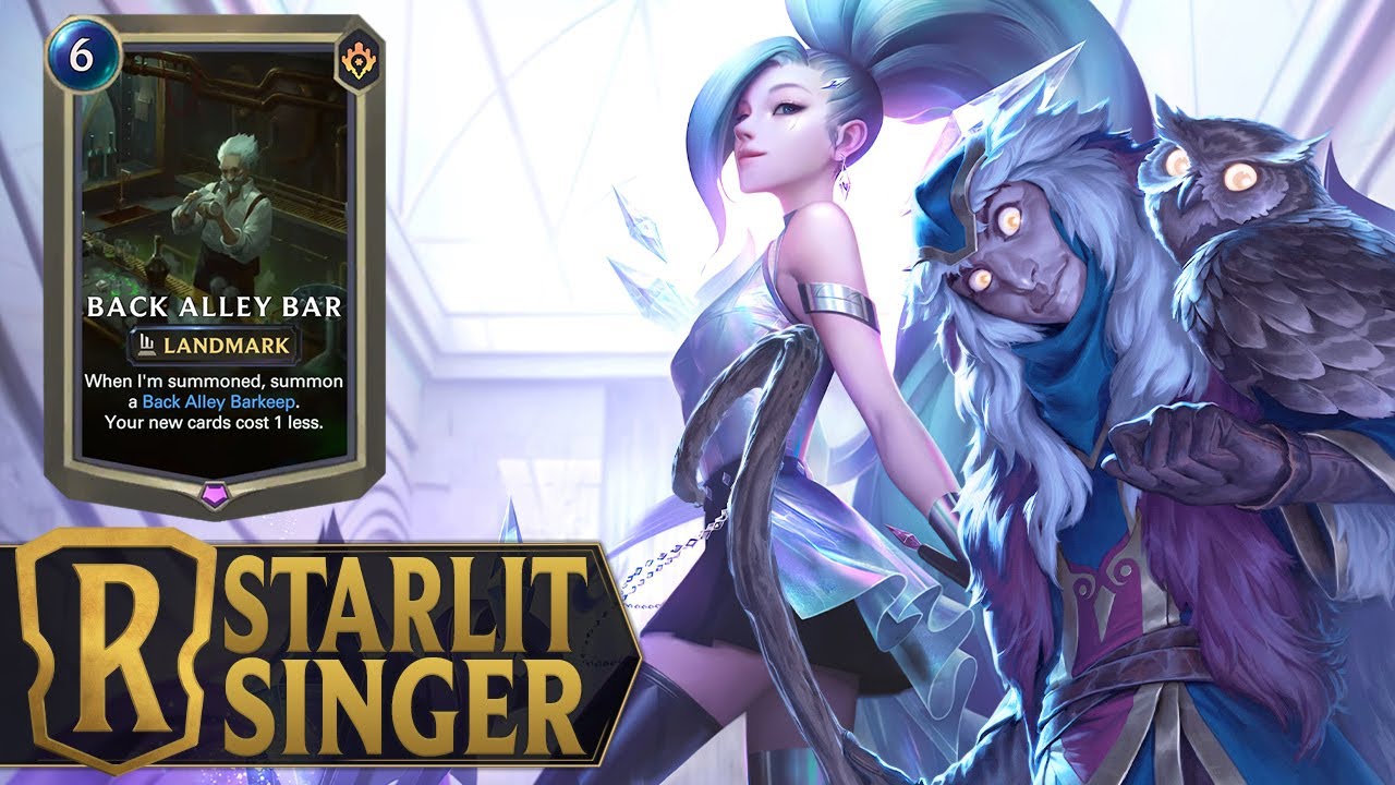 Starlit Singer - Seraphine & Viktor Deck - Legends of Runeterra Domination Gameplay