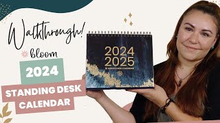 2024 - 2025 Standing Flip Calendar - bloom Daily Planners ®