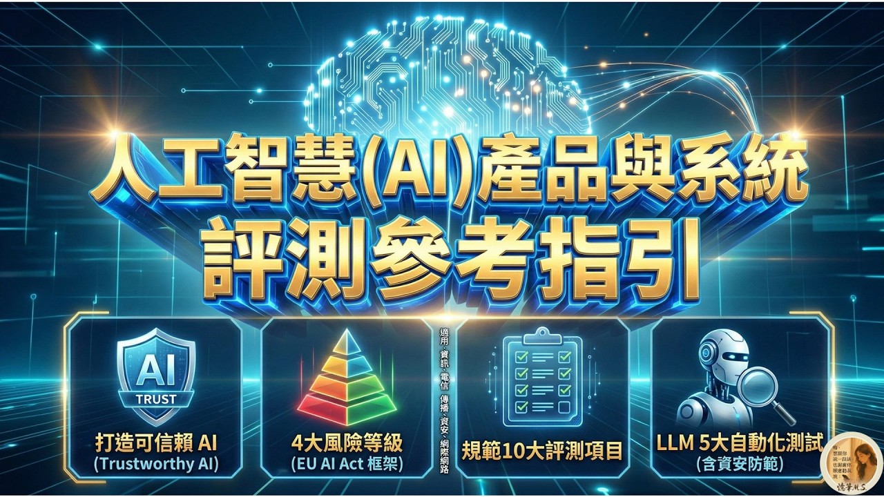 【iPAS AI 新考綱】人工智慧(AI)產品與系統評測參考指引