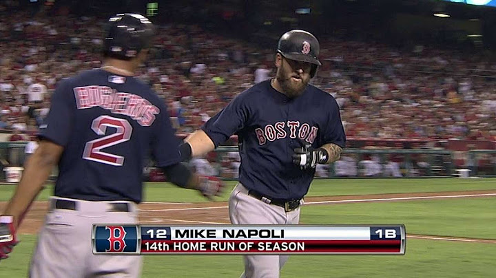 BOS@LAA: Napoli blasts a solo home run to left-center