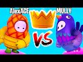 ALEXACE VS MULLY In FALL GUYS! Ft. LAZARBEAM