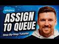 How to Assign Records to a Queue Using Salesforce Flow (Record-Triggered)