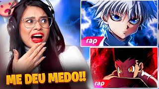 PRIMEIRA VEZ VENDO Hunter x Hunter ? Rap do Killua & Rap do Gon | 7 Minutoz