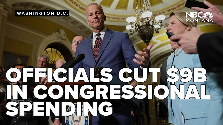 What are the $9B cuts in congressional spending from already approved funds