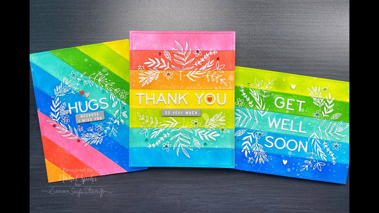 Simple Stripes Garden Greetings featuring our July 2021 Card Kit!