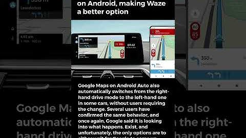 Google Maps in App issues on Android, making Waze a better option #shorts