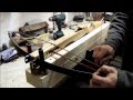 Homemade leaf-spring crossbow, ballesta casera con gatillo, Part 3