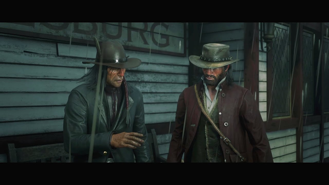 RDR2 - John says goodbye to the Rains Fall, telling that Arthur died ...