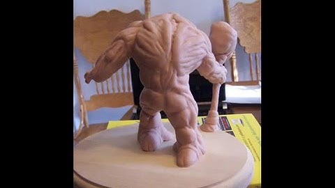 Super Sculpey-Elephant-man Creature