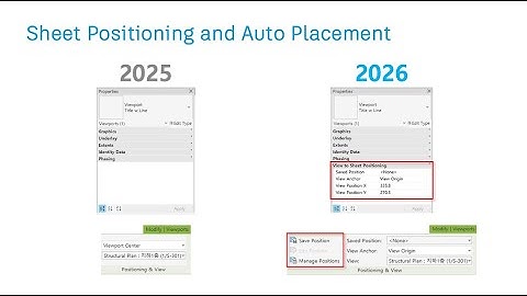Revit 2026 Sheet Position