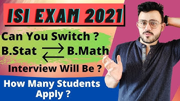 ISI UG Courses | Can You Change Course After Applying ? | Important Doubts