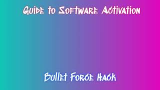 [Undetectable Bullet Force CHEAT - Aimbot, ESP, Colorbot]