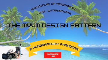 Understanding the MVVM design pattern is part of #programming #principles.