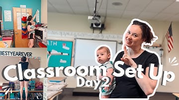 CLASSROOM SETUP 2024 | project new classroom theme pt.2 - take down bulletin boards & look at books