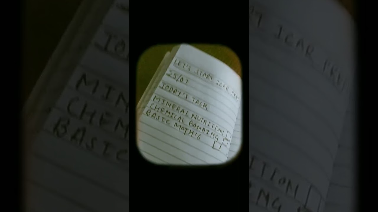 icar preperation started 😌