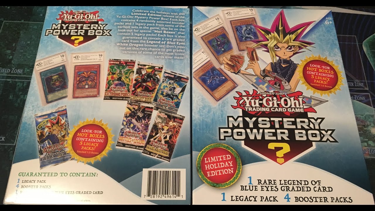 Yugioh Mystery Power Box Brand New Holiday Edition X2 2 Graded