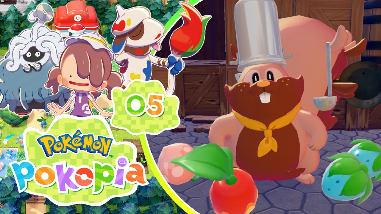 Pokémon POKOPIA Ep.5 - ¡FORMA REGIONAL DE GREEDENT Y LA NUEVA ZONA!