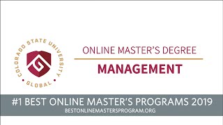 CSU Global Online Master's Degree Management