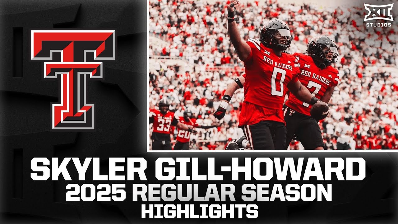 Skyler Gill-Howard 2025 Regular Season Highlights | Big 12 Football