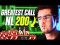 Craziest call with k high  gg poker  live play
