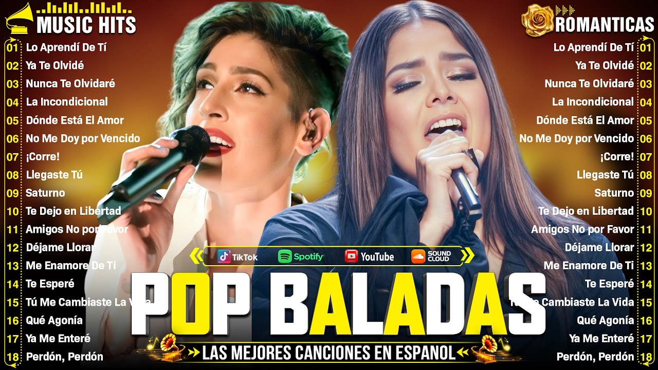Mix Música En Espanõl - Balada Pop 2026 - Yuridia, Ha Ash, Reik, Rio Roma, Camila, Sin Bandera,...